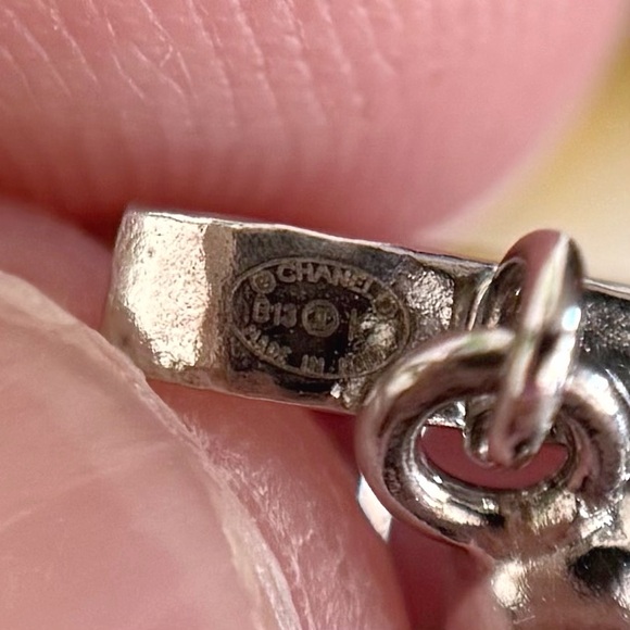 CHANEL B13-K Classic CC Camellia Drop Earrings - Picture 4 of 4